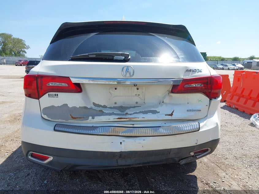 2015 ACURA MDX auction photo 6