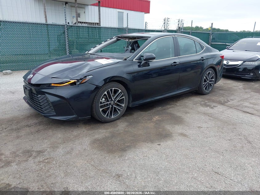 2025 Toyota Camry, Front & Rear, IAAI, VIN 4T1DAACK2SU019027 — photo 2