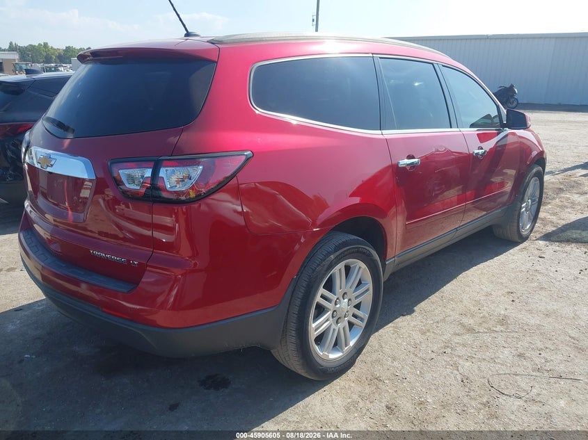 Vin: 1gnkrgkd6ej162179, lot: 46404673, chevrolet traverse lt 20144