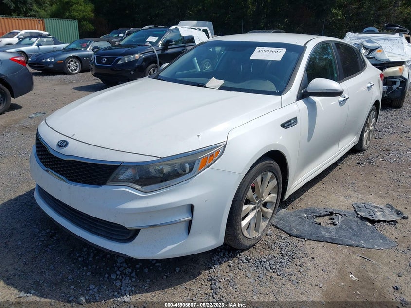 2016 Kia Optima, Обычный износ, IAAI, VIN 5XXGT4L3XGG060816 — фото 2
