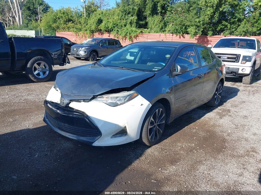2018 Toyota Corolla, Front End, IAAI, VIN 5YFBURHE0JP834438 — photo 2