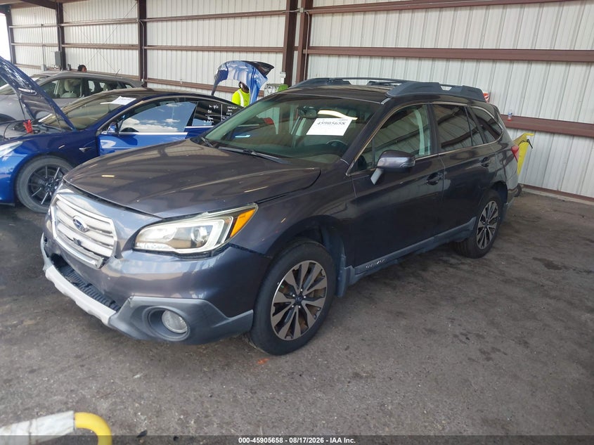 2017 Subaru Outback, Обычный износ, IAAI, VIN 4S4BSAKC5H3211717 — фото 2