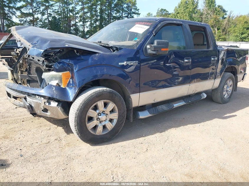2010 Ford F-150, Front End, IAAI, VIN 1FTEW1C86AFB23120 — photo 2