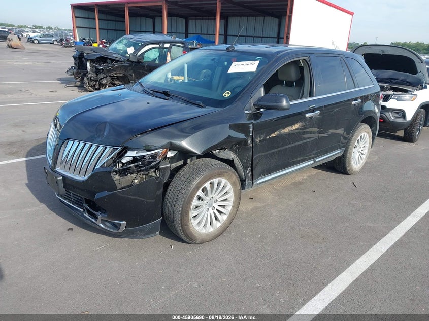 2013 Lincoln MKX, Удар спереди, IAAI, VIN 2LMDJ8JK3DBL09902 — фото 2