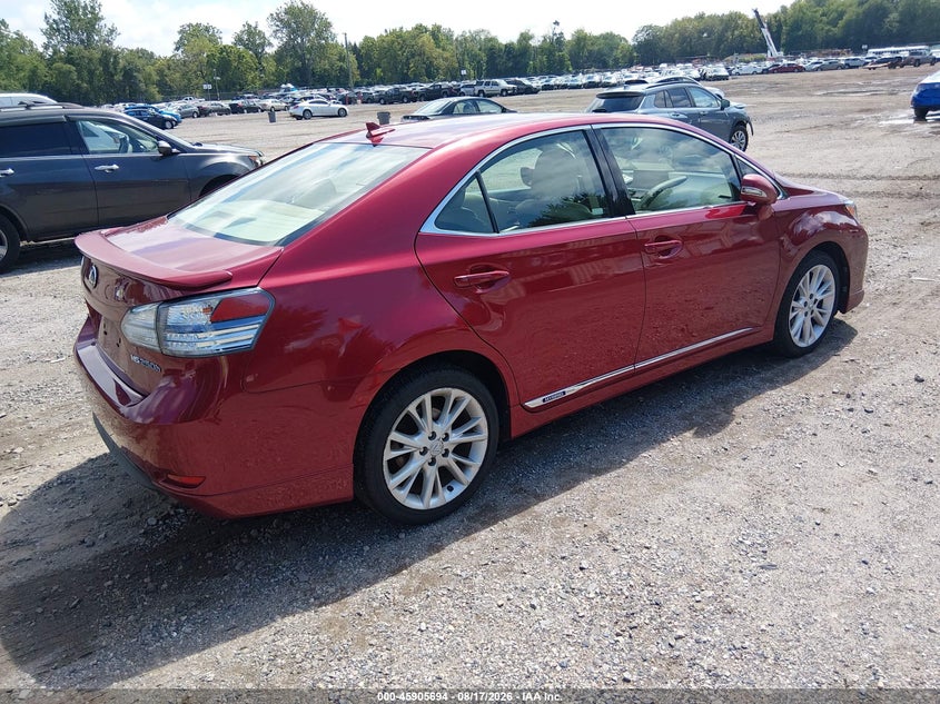 2010 LEXUS HS 250H auction photo 4