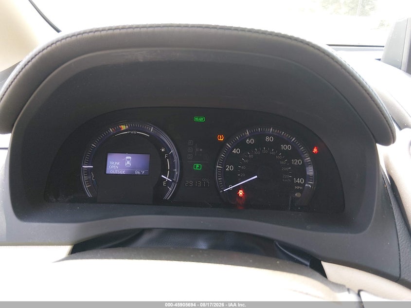 2010 LEXUS HS 250H auction photo 7