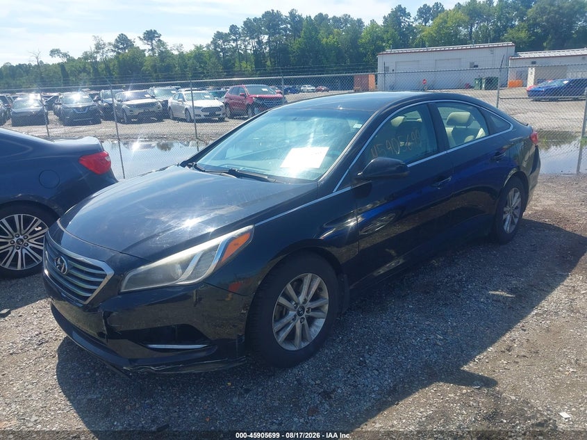 2016 Hyundai Sonata, Звичайний знос, IAAI, VIN 5NPE24AF4GH346527 — фото 2