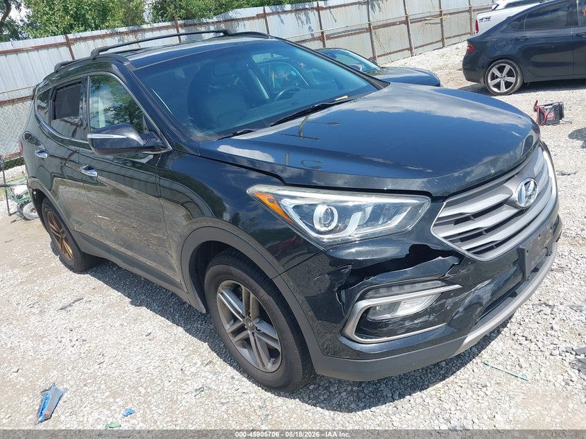 2017 Hyundai Santa Fe Sport 2.4L, Удар сзади, IAAI, VIN 5NMZUDLB2HH029043