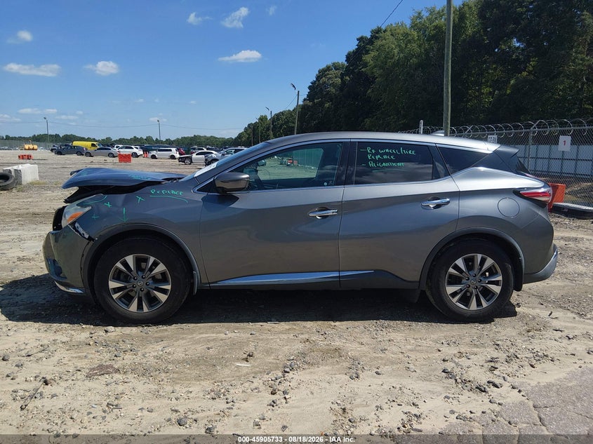 NISSAN MURANO 2017 VIN 5N1AZ2MH1HN169881