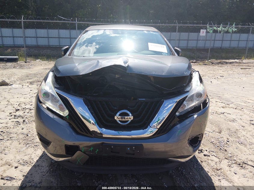NISSAN MURANO 2017 VIN 5N1AZ2MH1HN169881