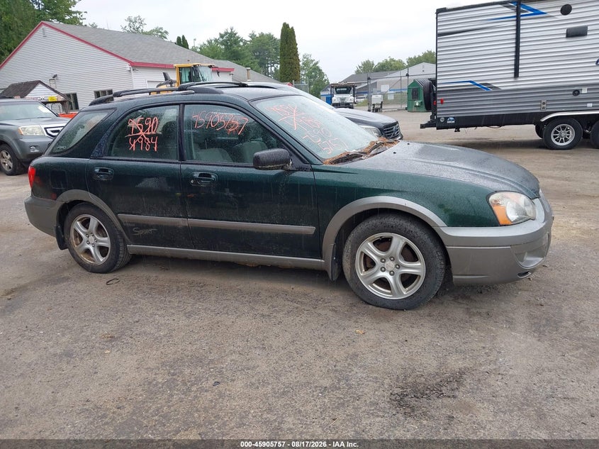 SUBARU IMPREZA OUTBACK SPORT 2004 VIN JF1GG68564H816012