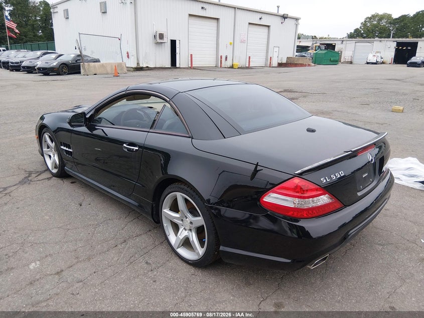 2009 MERCEDES-BENZ SL 550 auction photo 3