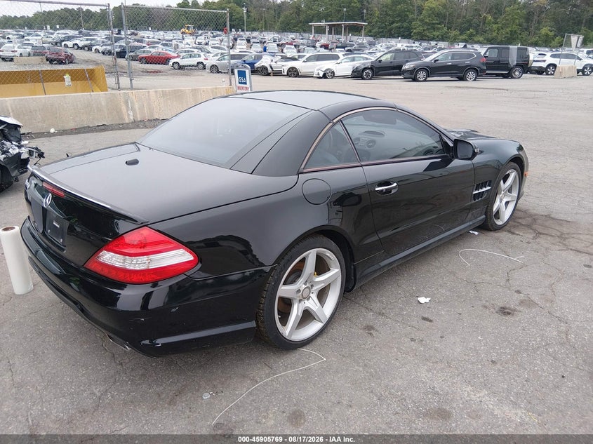 2009 MERCEDES-BENZ SL 550 auction photo 4