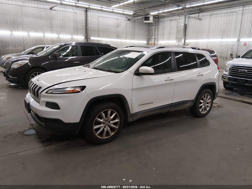 2015 Jeep Cherokee, Обычный износ, IAAI, VIN 1C4PJMDS9FW557400 — фото 2