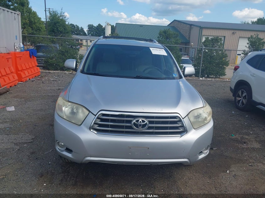 TOYOTA HIGHLANDER 2008 VIN JTEES42A582034699