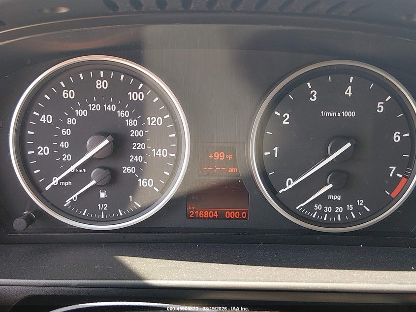 BMW 535XI 2008 VIN WBANV93518CZ70210
