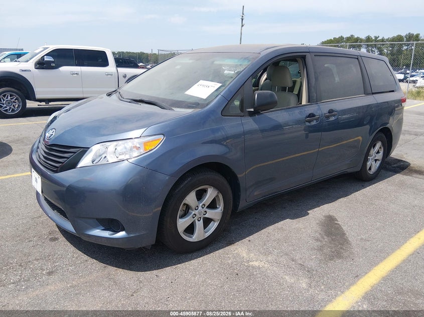 2014 Toyota Sienna, Обычный износ, IAAI, VIN 5TDZK3DC6ES498622 — фото 2