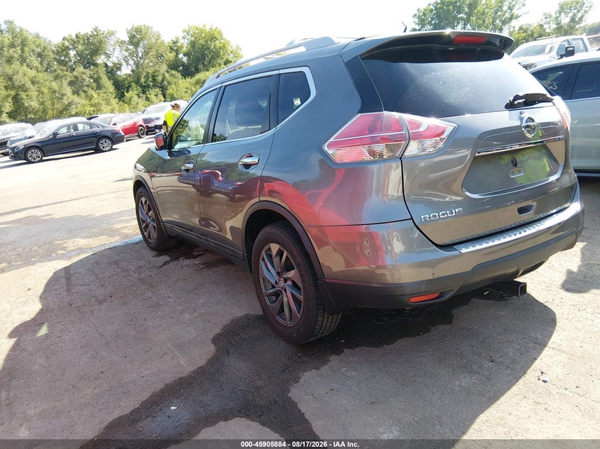 2016 NISSAN ROGUE auction photo 3