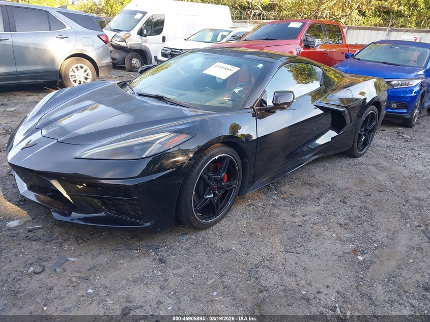 Vin: 1g1ya2d44n5106253, lot: 46404962, chevrolet corvette stingray rwd  1lt 20222