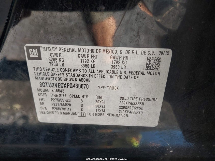 GMC SIERRA 1500 - zdjęcie 9