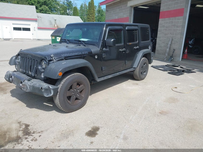 Vin: 1c4bjwdg3gl143629, lot: 46405093, jeep wrangler unlimited black bear 20162