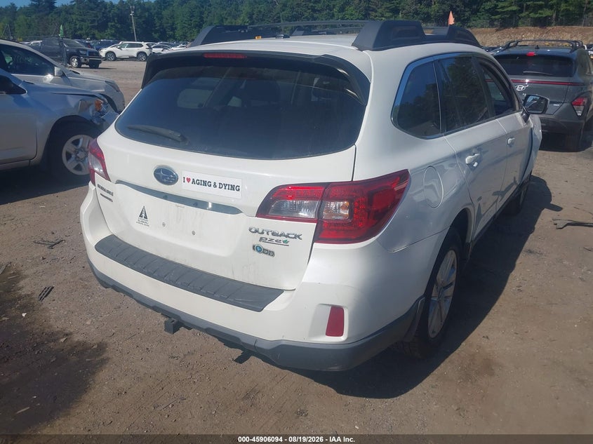 2015 SUBARU OUTBACK auction photo 4