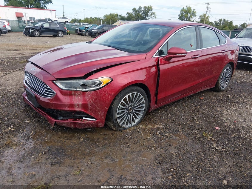 2018 Ford Fusion, Удар спереду, IAAI, VIN 3FA6P0HD9JR135918 — фото 2