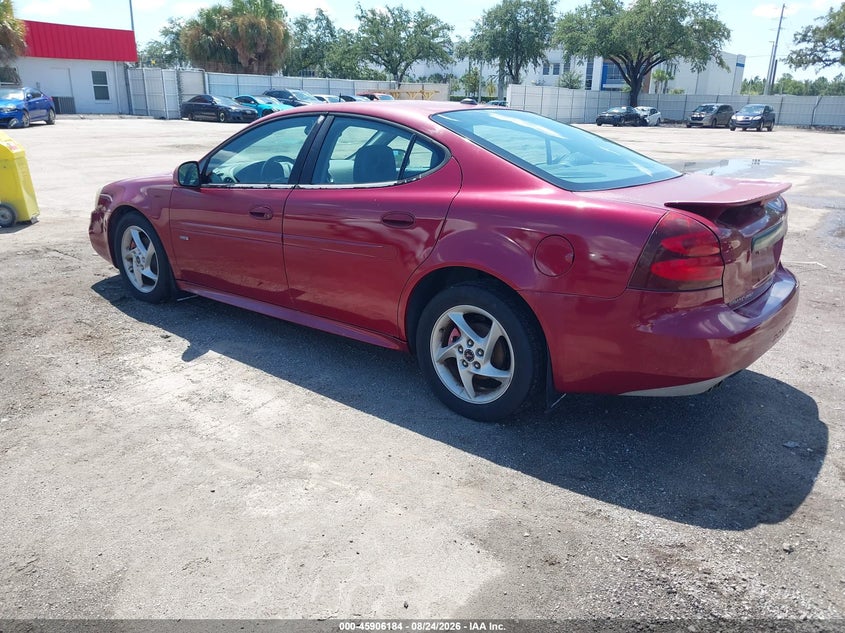 PONTIAC GRAND PRIX 2004 VIN 2G2WR544741339198