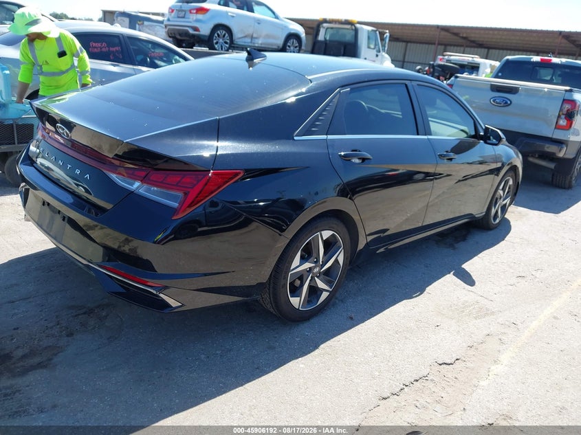 Vin: kmhln4ag5mu099958, lot: 46405260, hyundai elantra sel 20214