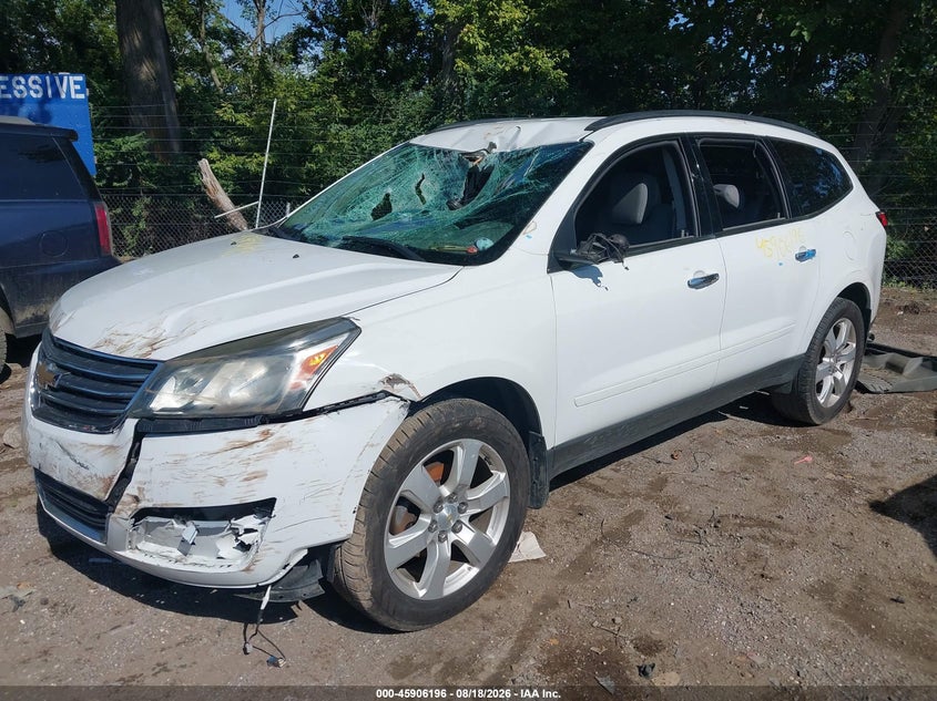 Vin: 1gnkvgkd6hj227161, lot: 46405264, chevrolet traverse lt 20172