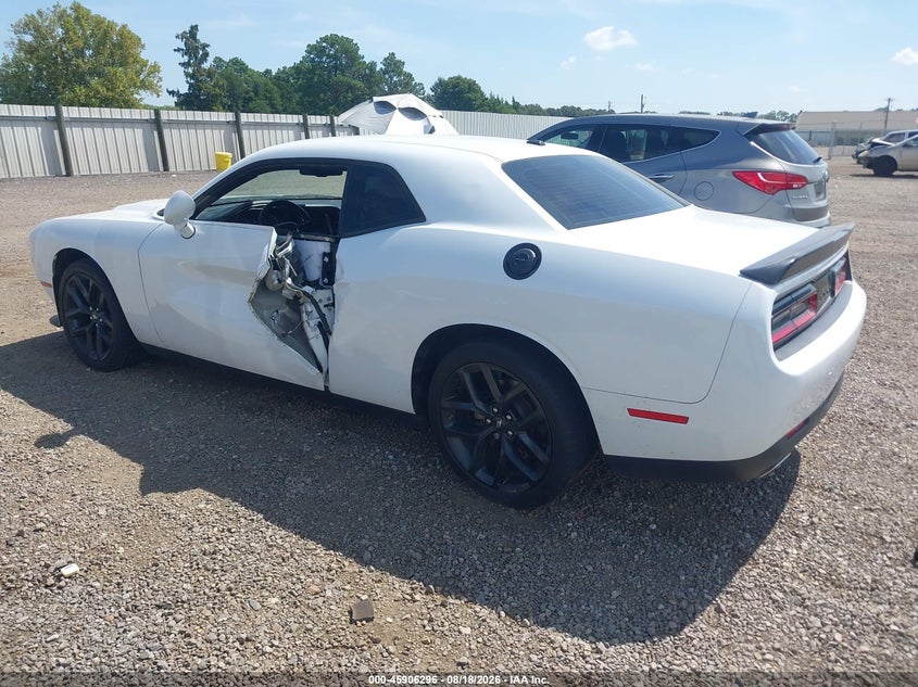 Vin: 2c3cdzag2nh109200, lot: 46405364, dodge challenger sxt 20223
