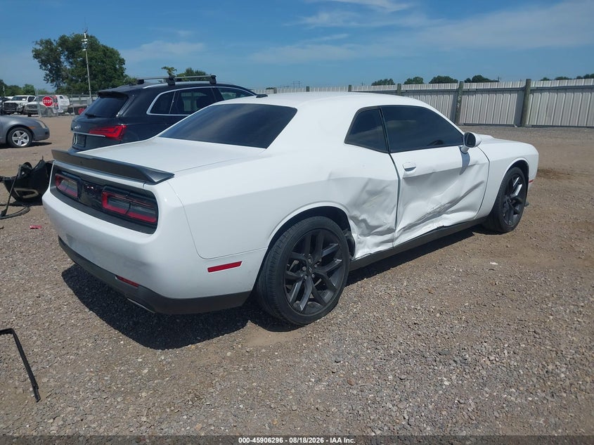 Vin: 2c3cdzag2nh109200, lot: 46405364, dodge challenger sxt 20224