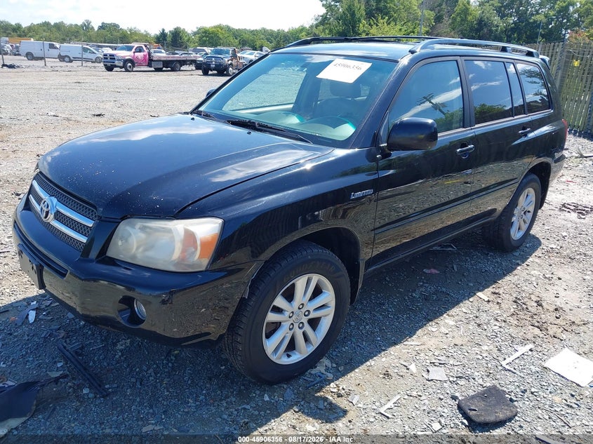 2006 Toyota Highlander, Звичайний знос, IAAI, VIN JTEDW21A760006658 — фото 2