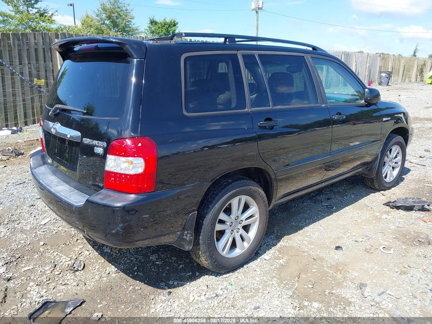 2006 TOYOTA HIGHLANDER HYBRID auction photo 4