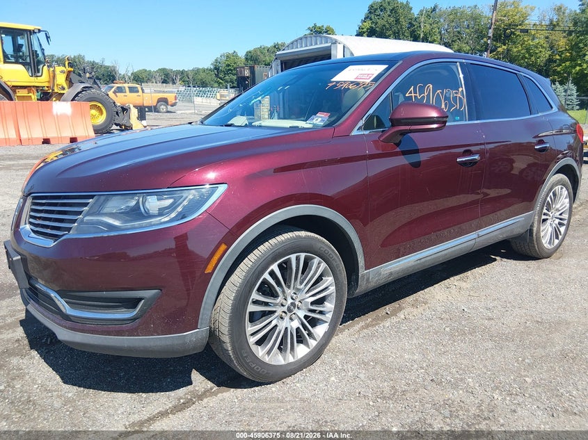 2017 Lincoln MKX, Затопление, IAAI, VIN 2LMPJ8LRXHBL30582 — фото 2