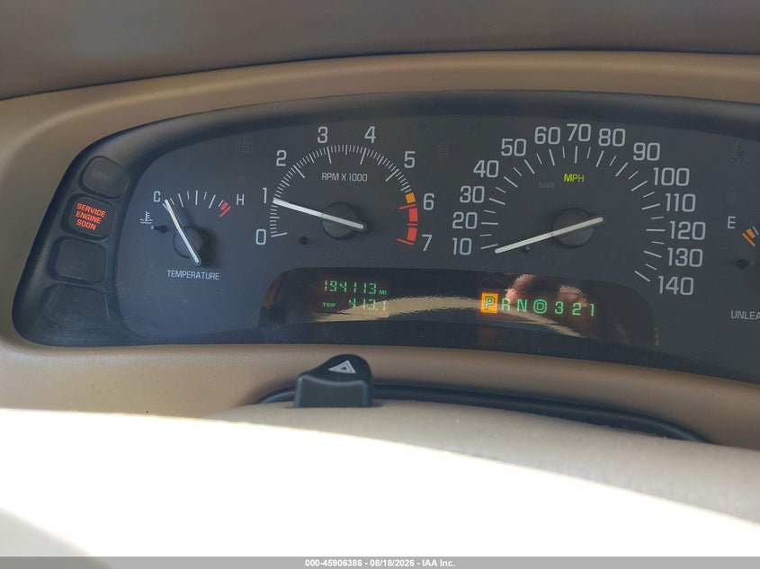 2001 BUICK PARK AVENUE auction photo 7