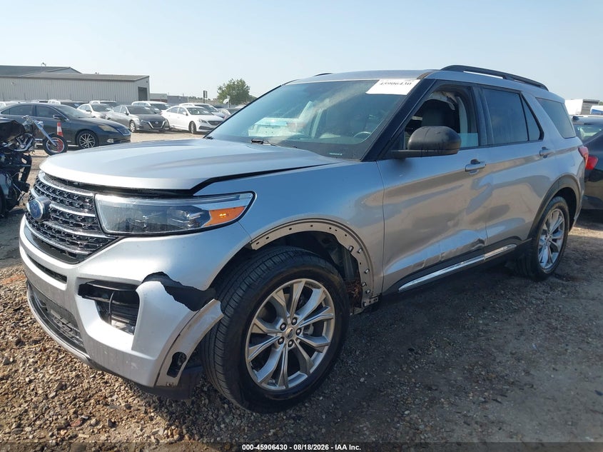 2020 Ford Explorer, Левый бок, IAAI, VIN 1FMSK7DH4LGD19145 — фото 2