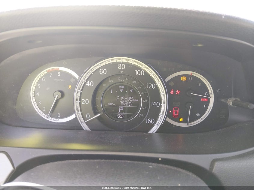2015 HONDA ACCORD auction photo 7