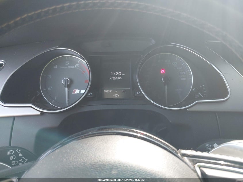 2013 AUDI S5 auction photo 7