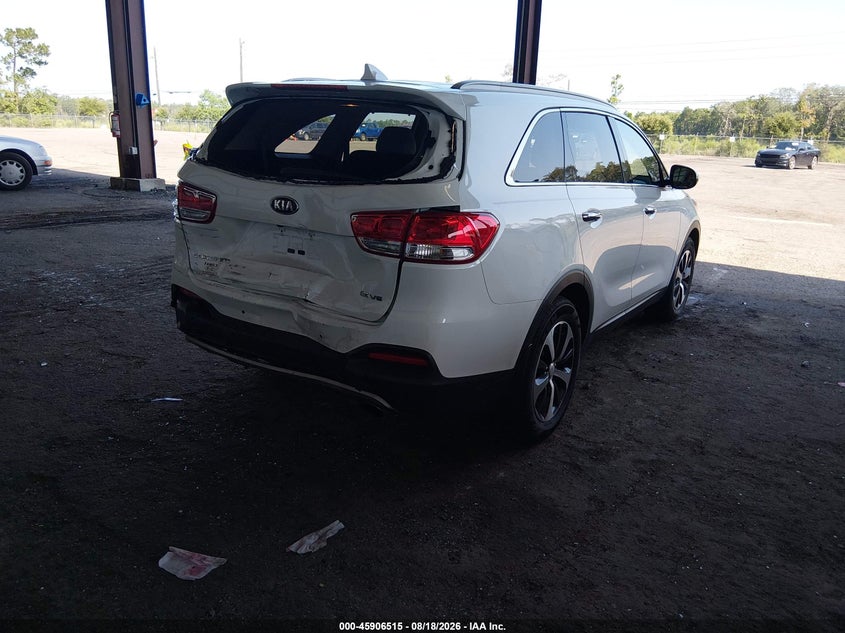 Vin: 5xyph4a5xgg159959, lot: 46405583, kia sorento 3.3l ex 20164