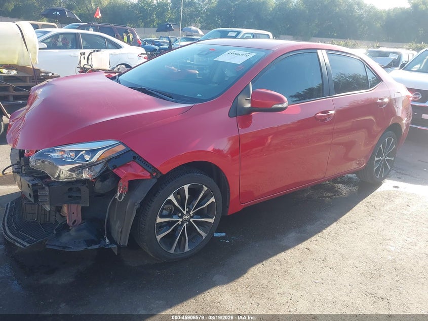2018 Toyota Corolla, Front End, IAAI, VIN 5YFBURHE7JP837238 — photo 2