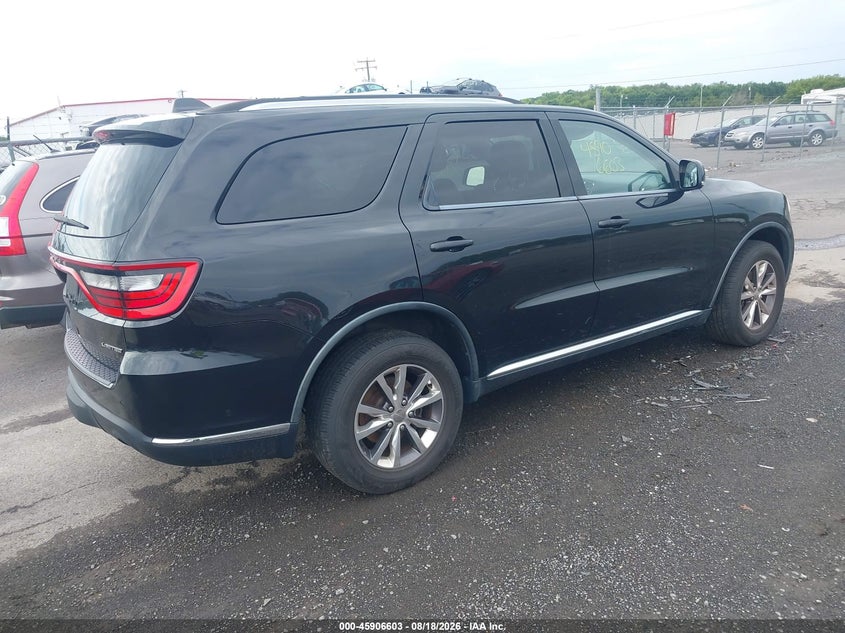 Vin: 1c4rdjdgxgc360278, lot: 46405671, dodge durango limited 20164
