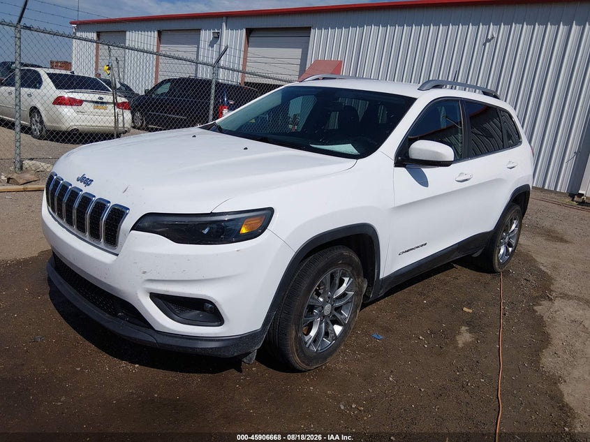 2020 Jeep Cherokee, Hail, IAAI, VIN 1C4PJLLBXLD634357 — photo 2