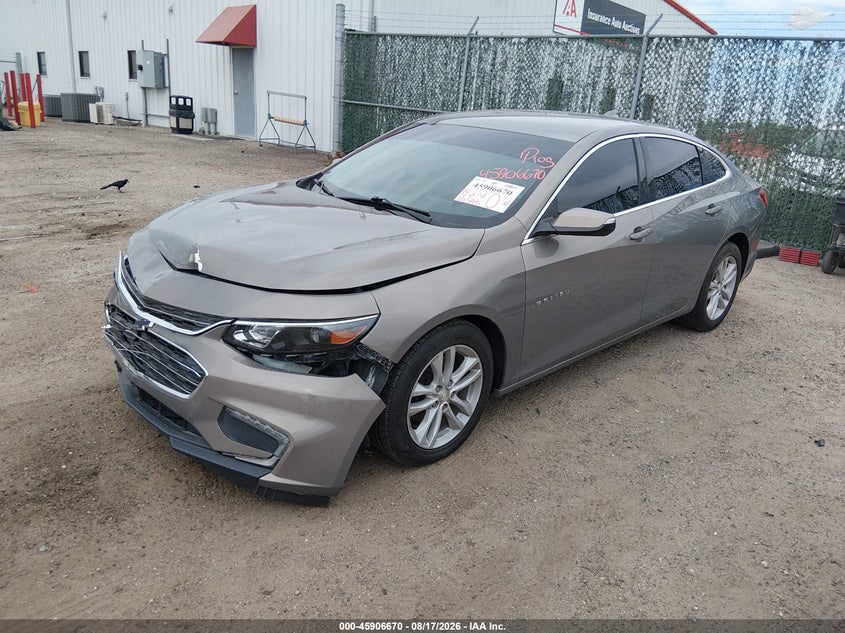 2018 Chevrolet Malibu, Удар спереду, IAAI, VIN 1G1ZD5ST9JF226836 — фото 2