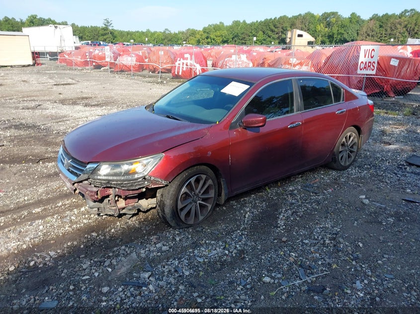 2015 Honda Accord, Удар спереду, IAAI, VIN 1HGCR2F55FA209417 — фото 2
