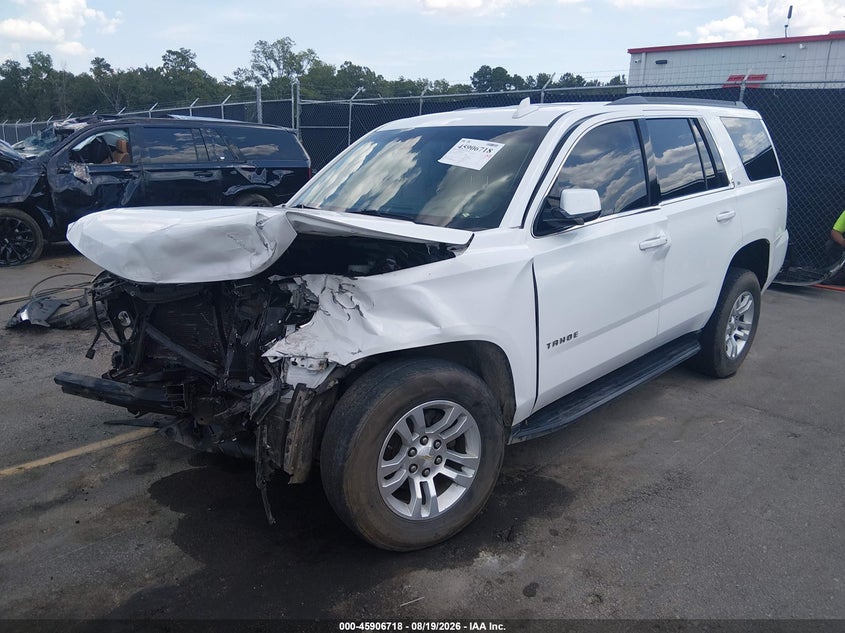 Vin: 1gnskbkc0fr621496, lot: 46405786, chevrolet tahoe lt 20152