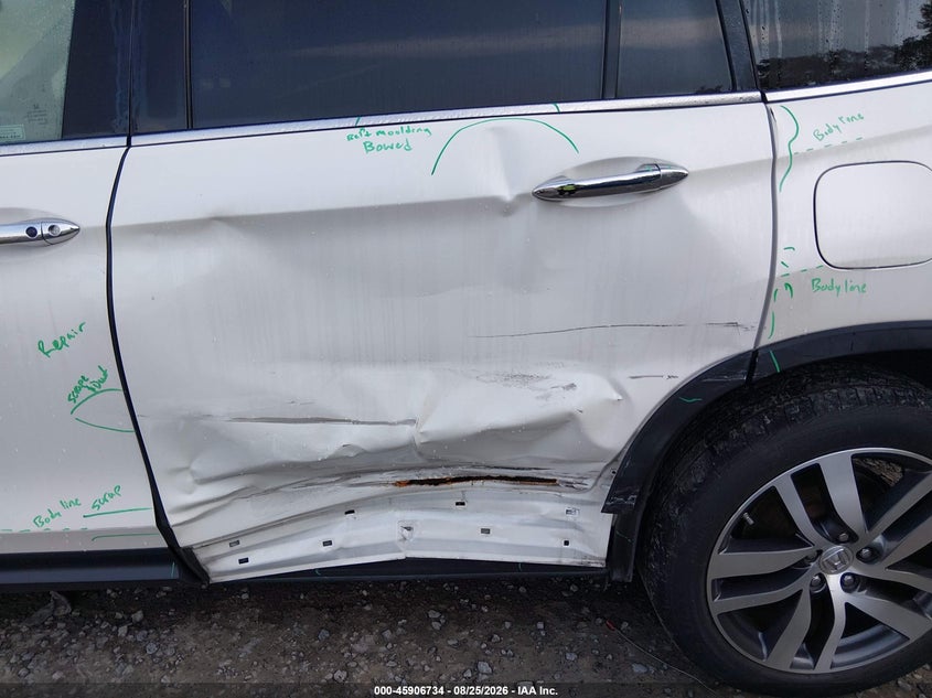 HONDA PILOT 2017 VIN 5FNYF6H96HB098357