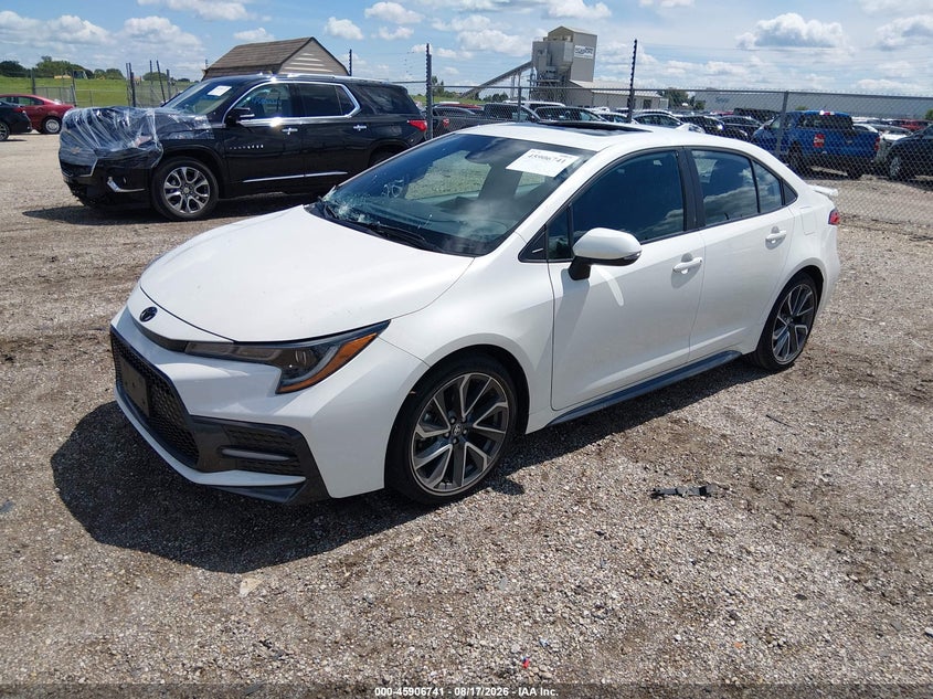 Vin: 5yfp4mce3mp074204, lot: 46405809, toyota corolla se 20212