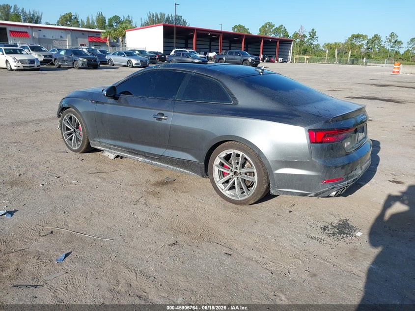 Vin: waup4af51ja082292, lot: 46405832, audi s5 3.0t premium plus 20183