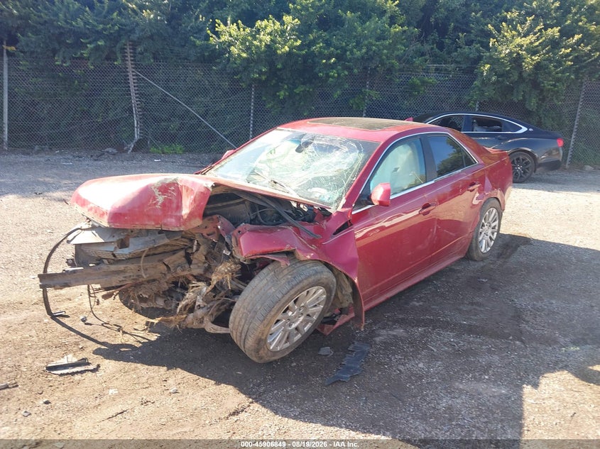 2013 Cadillac CTS, Front End, IAAI, VIN 1G6DE5E54D0104956 — photo 2